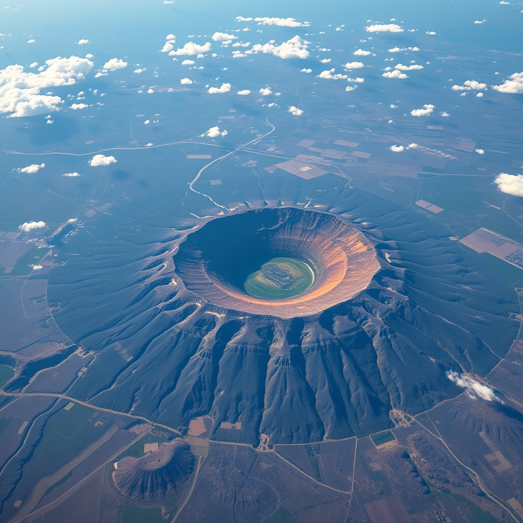 Vista aérea aproximada de cratera de impacto recente na superfície cinzenta e escarpada da Lua.